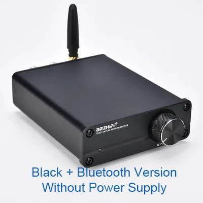 Black without power Мини TPA3116 Bluetooth 5,0 HiFi усилитель мощности стерео домашний аудио цифровой усилитель - Цвет: Black without power