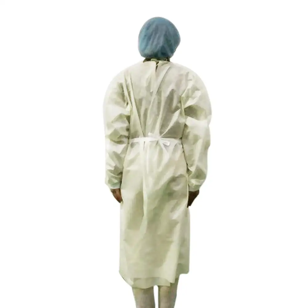 

10pcs Disposable Protection Gown Home Outdoor Full Body Protective Isolation Clothing Labor Insurance Safety Clothing