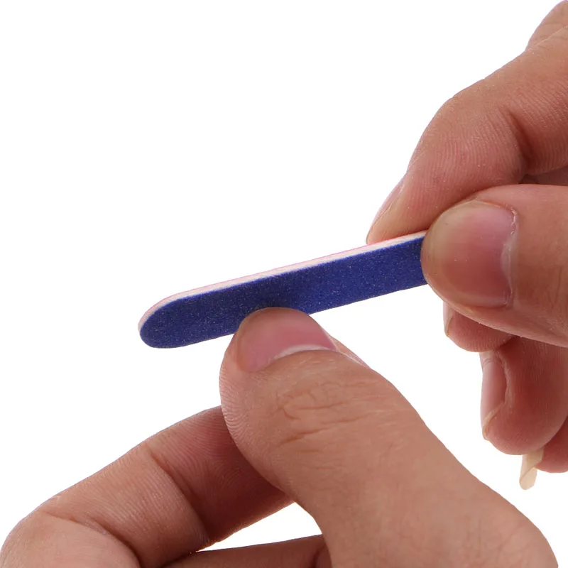 100Pcs Nail Art Manicure 2 Sides Buffing Sanding Files Buffer Tool Shiner 50JF | Красота и здоровье