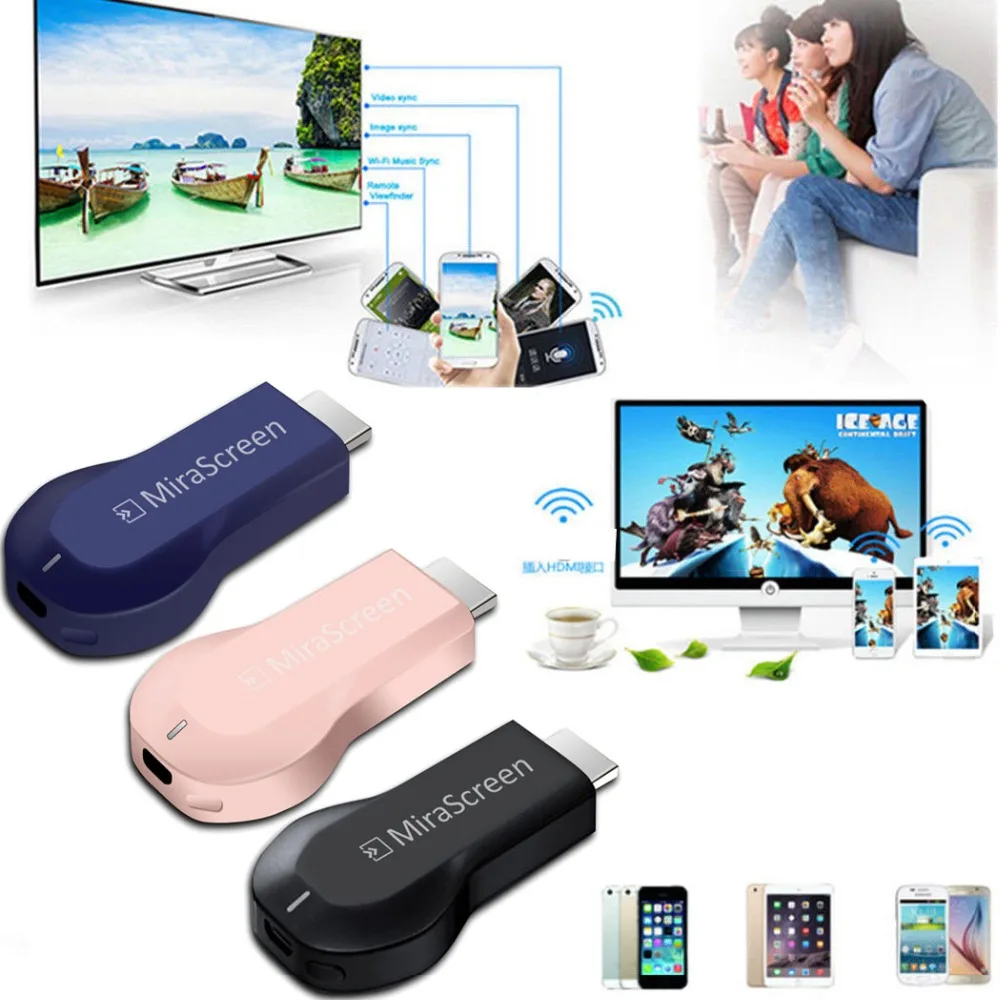 MiraScreen OTA TV Stick HD Беспроводной Wi Fi дисплей адаптер видео DLNA Airplay Марка Miracast Smart iOS Android