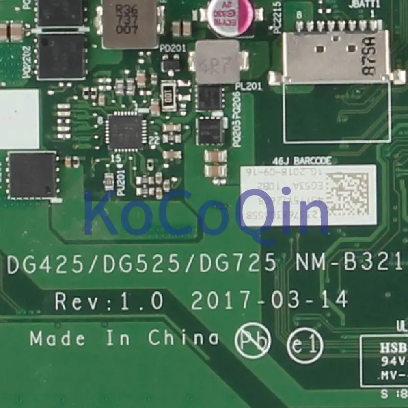 Placa-mãe para Lenovo Ideapad 32015ast Dg425 Dg525 Dg725 Quintal a4 a6 a9 Placa-mãe Usada - Imagem 3