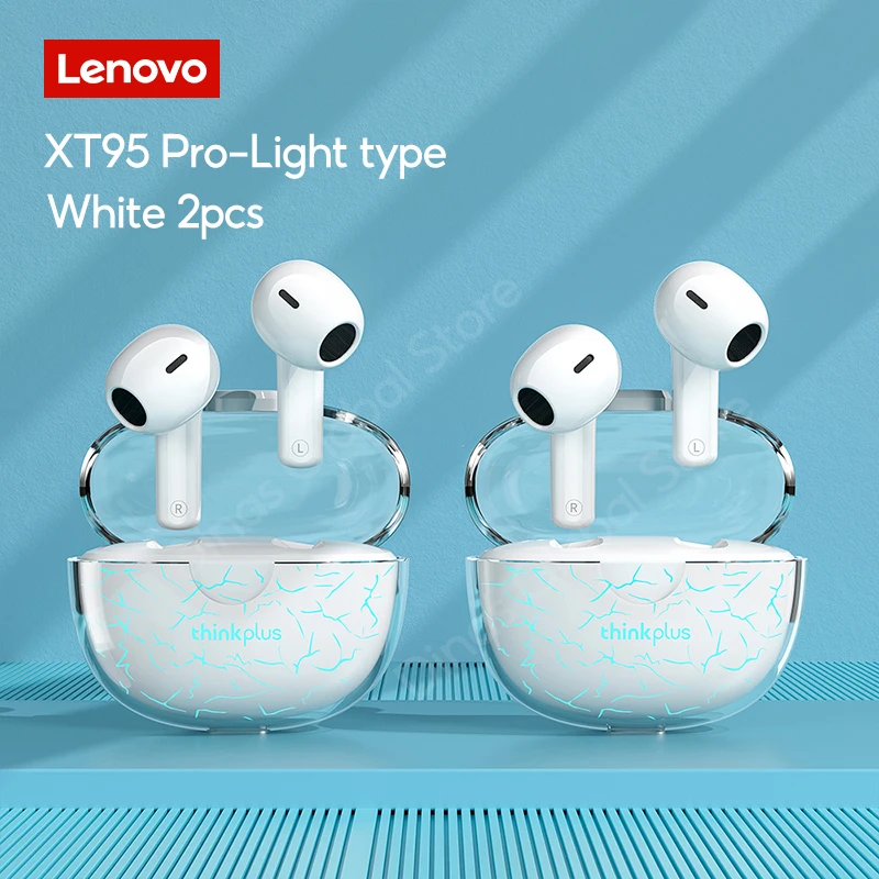 Lenovo XT95 Pro Bluetooth Earphone 9D HIFI Sound Sport Waterproof TWS Wireless Earbuds with Mic for iPhone Xiaomi Headphone 