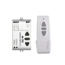 Sistema inteligente de controle remoto, ac 220 v 433mhz digital rf sem fio sistema para tela de projeção/porta da garagem/persianas, persianas