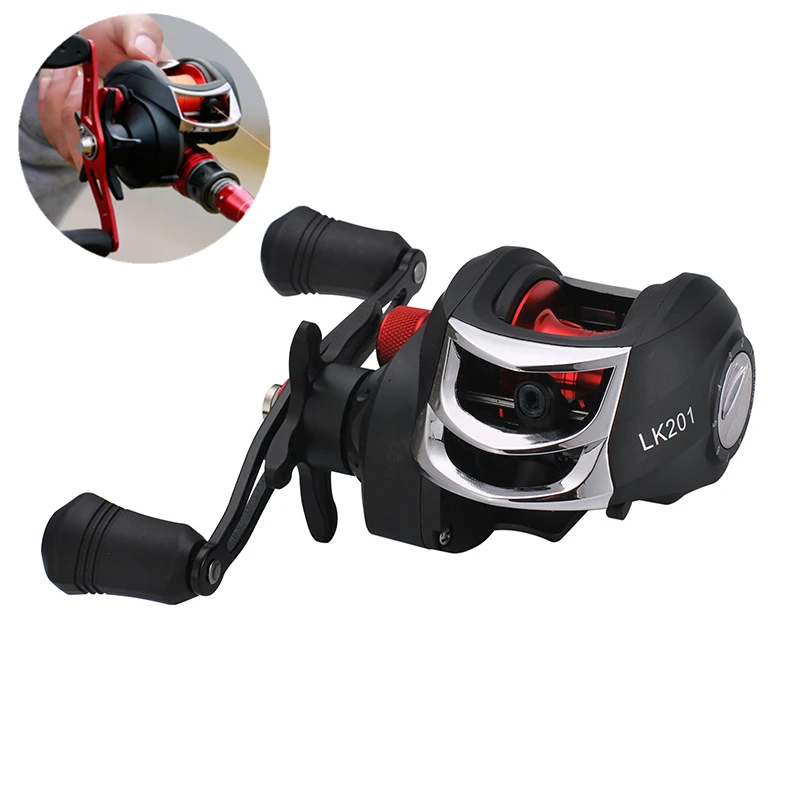 

17+1BB High Speed 7.2:1 Gear Ratio Fishing Bait Casting Reel Braking Force 6KG / 13LB 8KG/18LB with Right Left Hand Optional