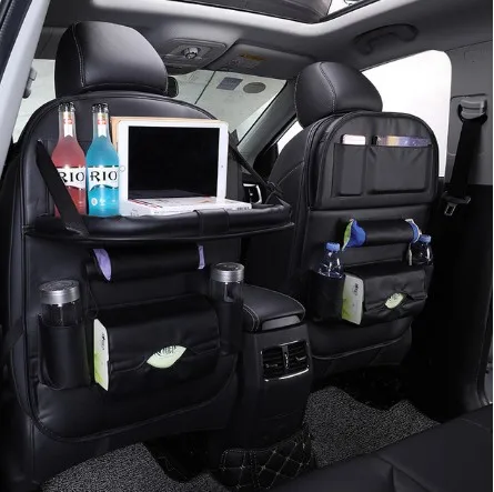 

Back Storage Bag Backrest Folding Car Seat Rack Table Accessories Wear-resistant Waterproof