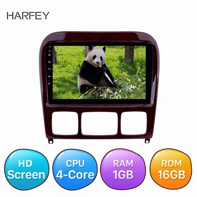 #*Cheap Harfey 9 Inch Android 8.1 Car Radio GPS Navigation system For Mercedes Benz S Class W220 S280 S320 S350 S400 S430 S500 1998 2005