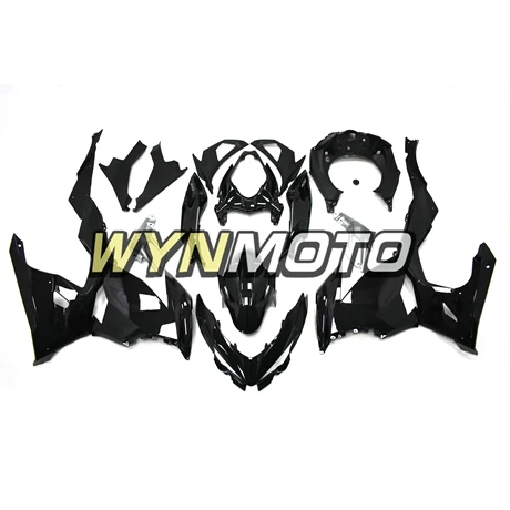 ABS пластик Ninja 400 полный обтекатель комплект для Kawasaki Ninja 400 Ninja400 инъекции кузова мотоцикла блеск чистый черный Cowlings