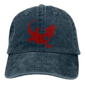 

Men Or Women Adjustable Denim Jeans Baseball Caps Bearded Dragon Plain Cap
