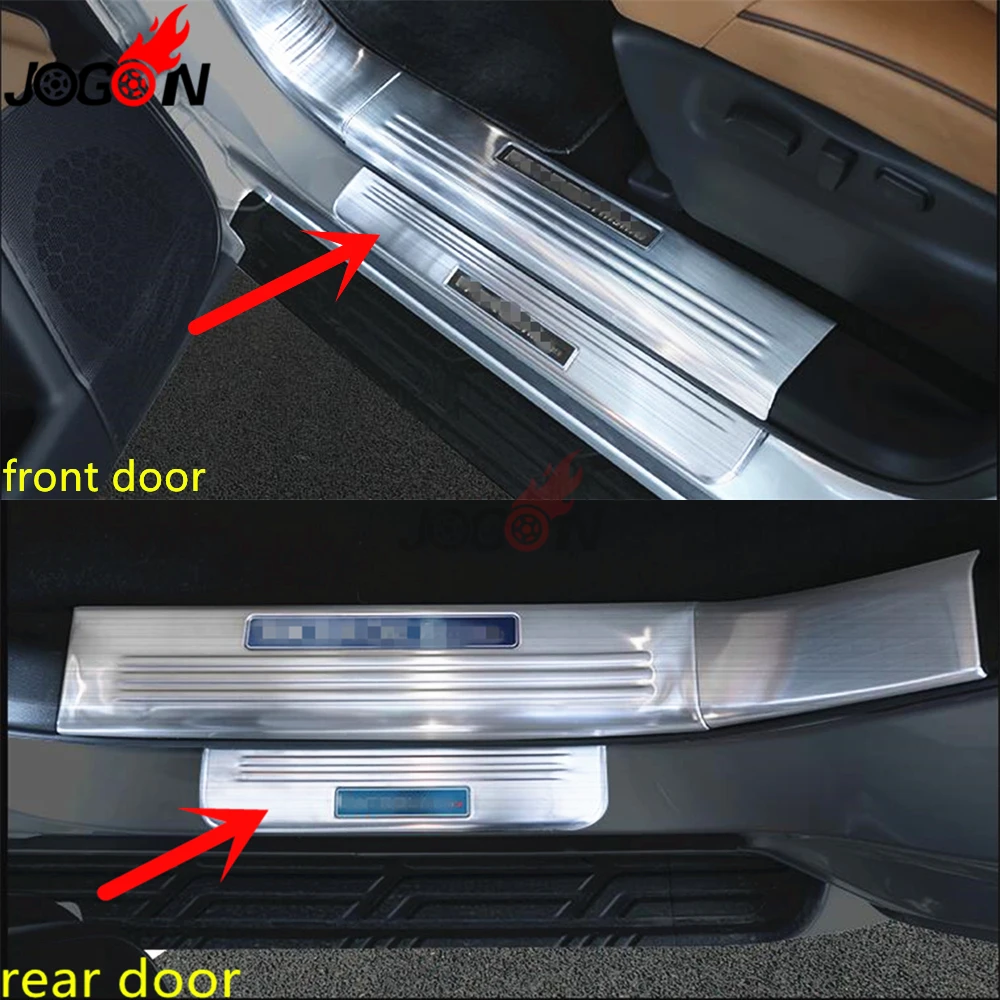 Автомобильные аксессуары для Nissan Patrol Y62 2011- 4 шт наружная накладка покрышка порога из нержавеющей стали