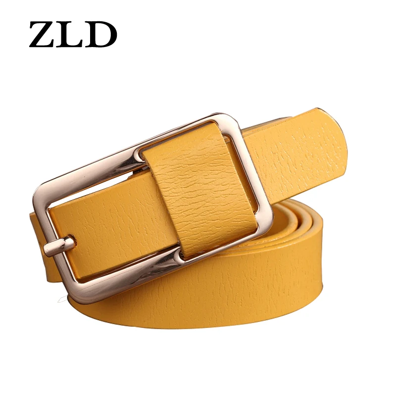 ZLD кожаный женский ремень, модная Корейская версия, для досуга, с пряжкой, ремень, высокое качество, декоративный, универсальный, простой ремень для джинсов, дикий