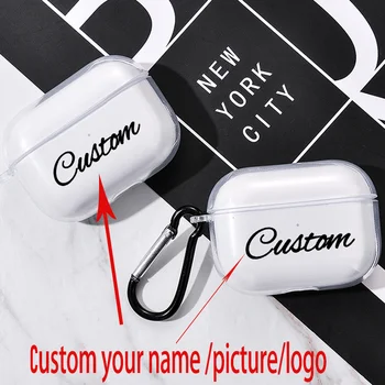 

Private Custom DIY Earphone Cases for Airpods Pro 1 2 3 Case Name Picture Logo Quote Letter Headphone Headset Funny Cute Covers