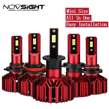 

Novsight Mini led h4 Car Headlight bulbs 12v 6000k turbo led h7 h8 h11 car lights h1 h3 9005 9006 led headlight auto accessories