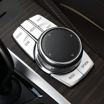 

Car Parking Brake Button Gear Shift Panel Media Park Control Decorative Cover For-BMW 5 Series G30 2017 2018