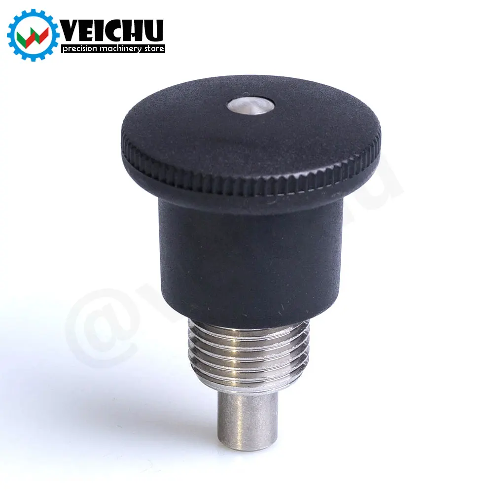 VCN218 Plastic Knob Stainless Steel Indexing Plungers With Locking Nose