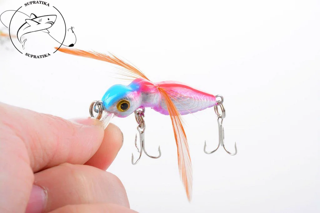 1Pcs Insects Fishing Baits 4.5cm/3.4g Fly Fishing Lures Wobblers Dry