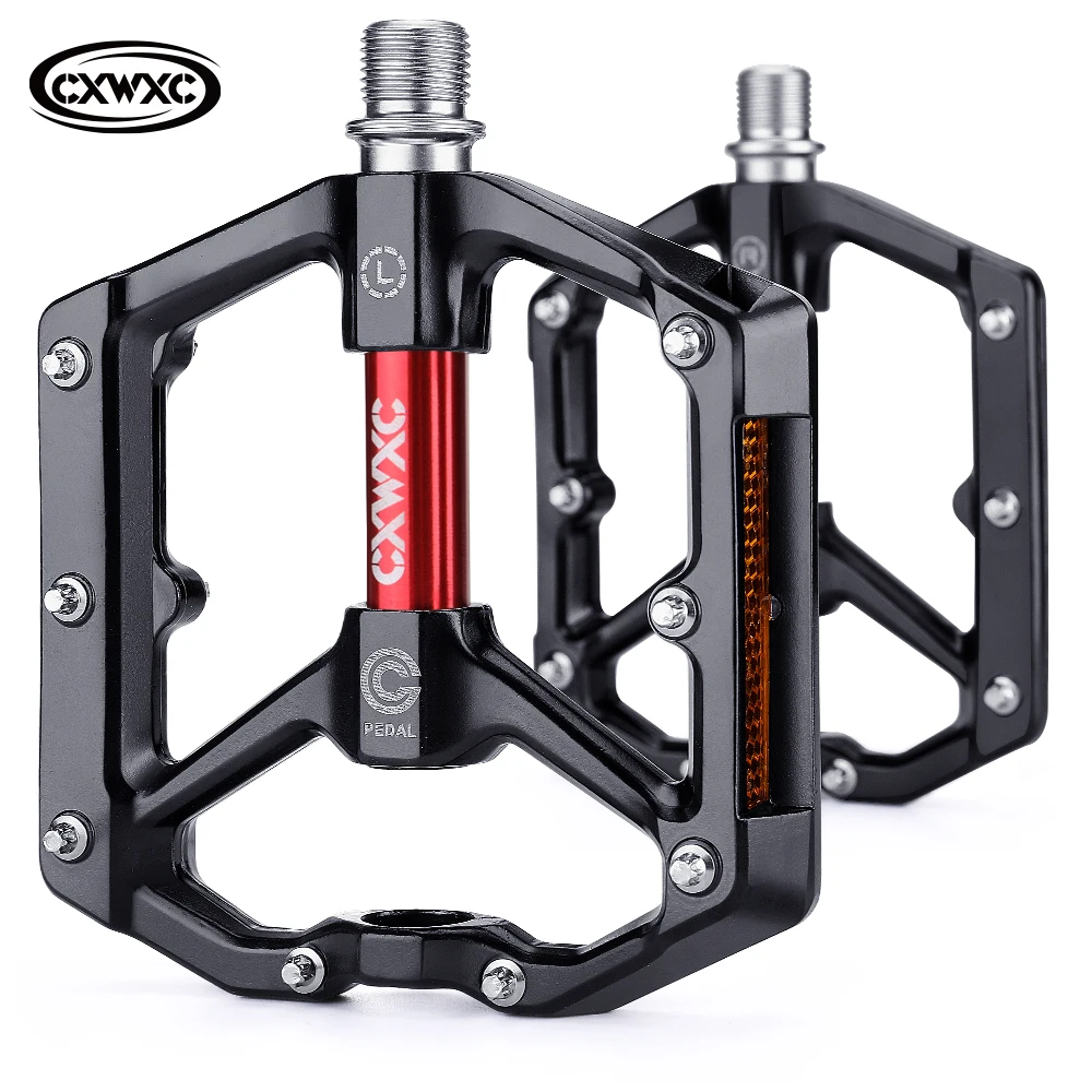 Flat Platform Bicycle Pedals Aluminum 