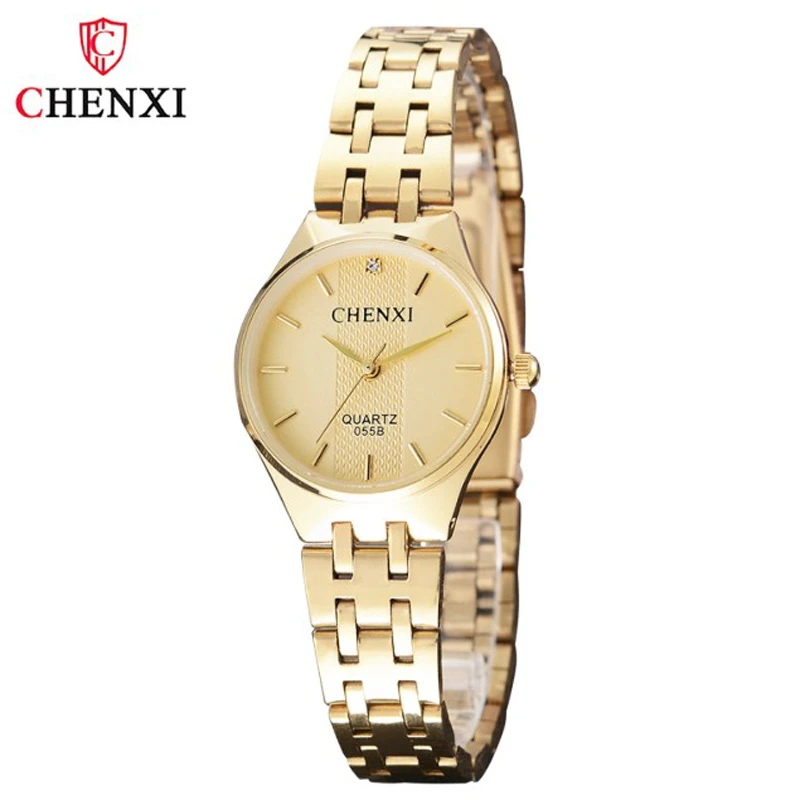 Free Shipping Chenxi Luxury Brand Women Gold Watches Women Stainless Steel Quartz Watches Ladies Watches Sale Round Waches Women Women S Watches Aliexpress