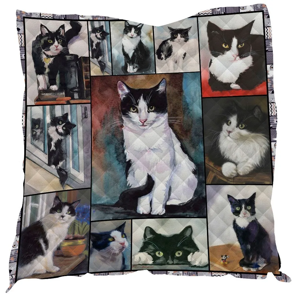 Одеяло с рисунком кота из аниме, для дома, школы, для дивана, для детей, взрослых, для кровати, мягкий диван, для улицы, для кемпинга, одеяло