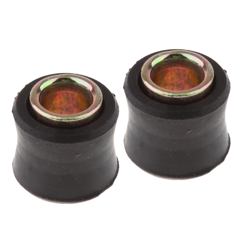 MagiDeal 2PCS Motorcycle Suspension 10mm Shock Absorber Rear Bush Mounting