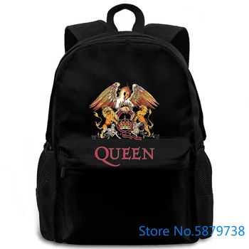 

Queen Music Official Mens Band Bohemian Rhapsody Crest women men backpack laptop travel school adult student