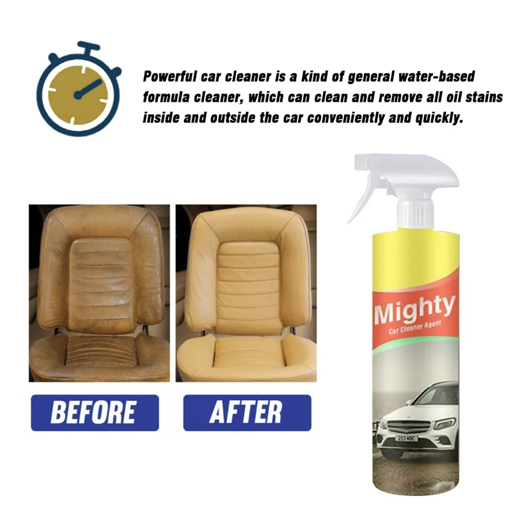 Mighty glass Cleaner Анти-туман агент Спрей очиститель окна автомобиля Windshie уход за автомобилем чистящий Съемник пленки