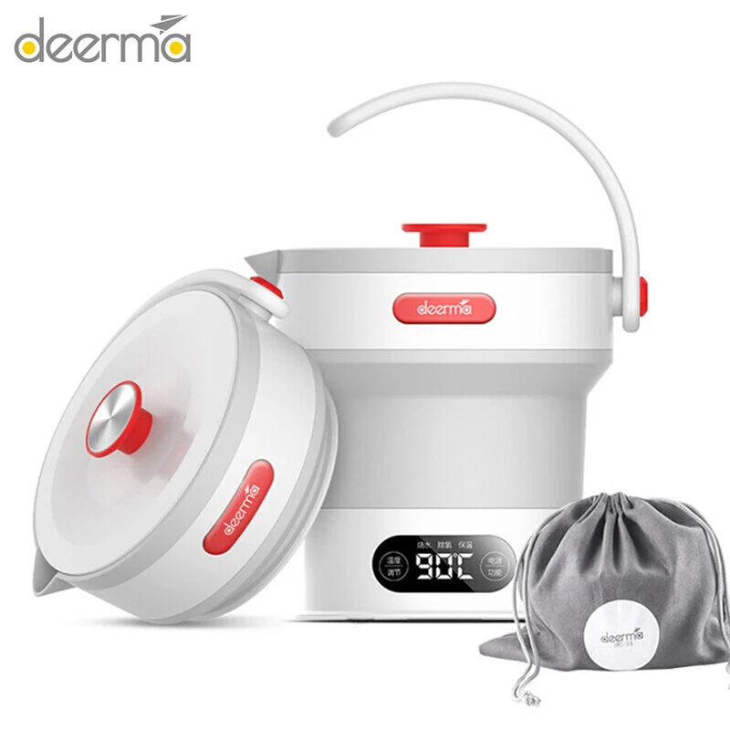 

Deerma 0.6L Folding Portable Water Kettle Handheld Electric Water Flask Pot Auto Power-off Protection Wired Kettle