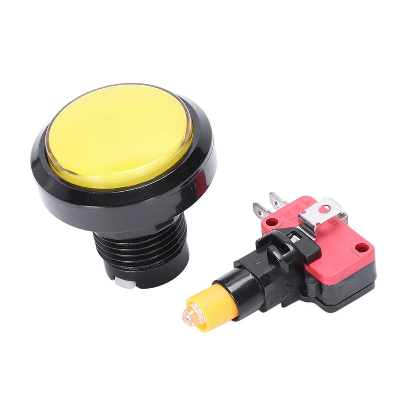

45MM Illuminated LED Lighted 5Color Arcade Video Game Big Round Push Button Lamp