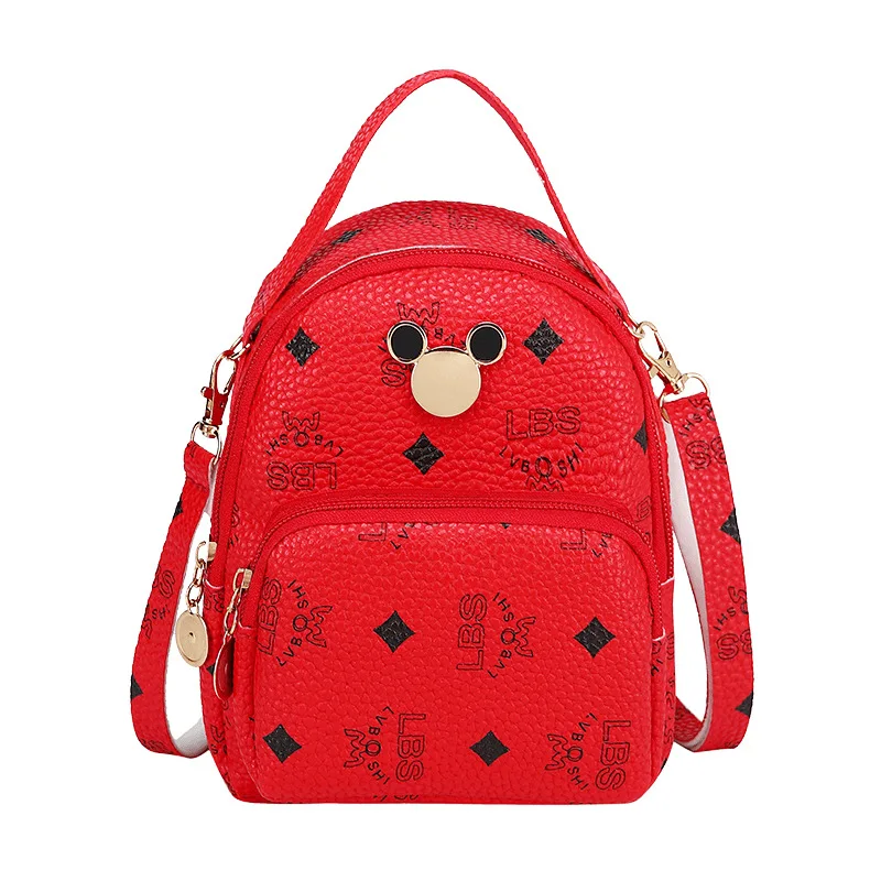 

[Sheng chuang Beauty] Fashion Printed Multi-functional Shoulder Backpack Women's 2020 New Style Casual Shoulder Oblique Hand