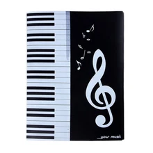 Концертный файл для документов инструмент плеер музыкальная папка шестистраничный пианино четыре стороны лист Примечание чехол для хранения Зажимы Органайзер A4