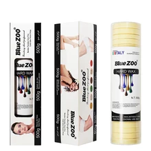 Bluezoo 500 г твердый воск для удаления волос натуральные ингредиенты депиляция воск для депиляции торт