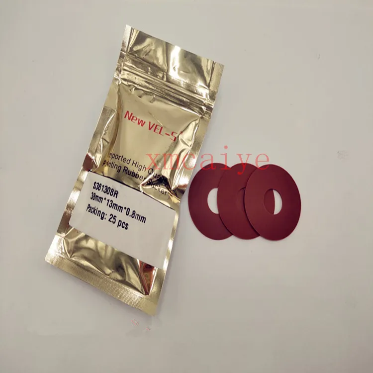 

100 PCS high quality red color rubber sucker for SM102 CD102 SM74 printing machine with durable size 38*13 *0.8mm