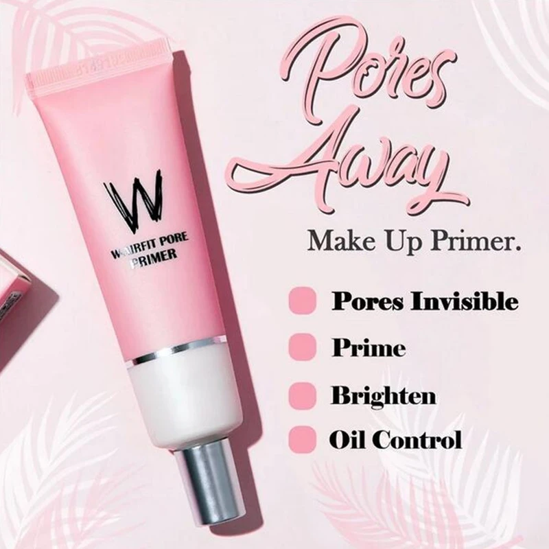 4 шт./лот W-Airfit Pore Primer Away основа для макияжа лица осветляет гладкую - Цена: 970,31 руб.