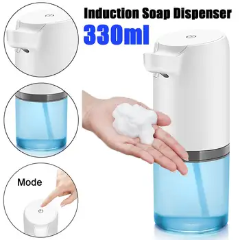 

Automatic Liquid Soap Dispenser Infrared Sensing Foaming Hand Washing Device USB Charge for Kitchen Bathroom(built-in battery)