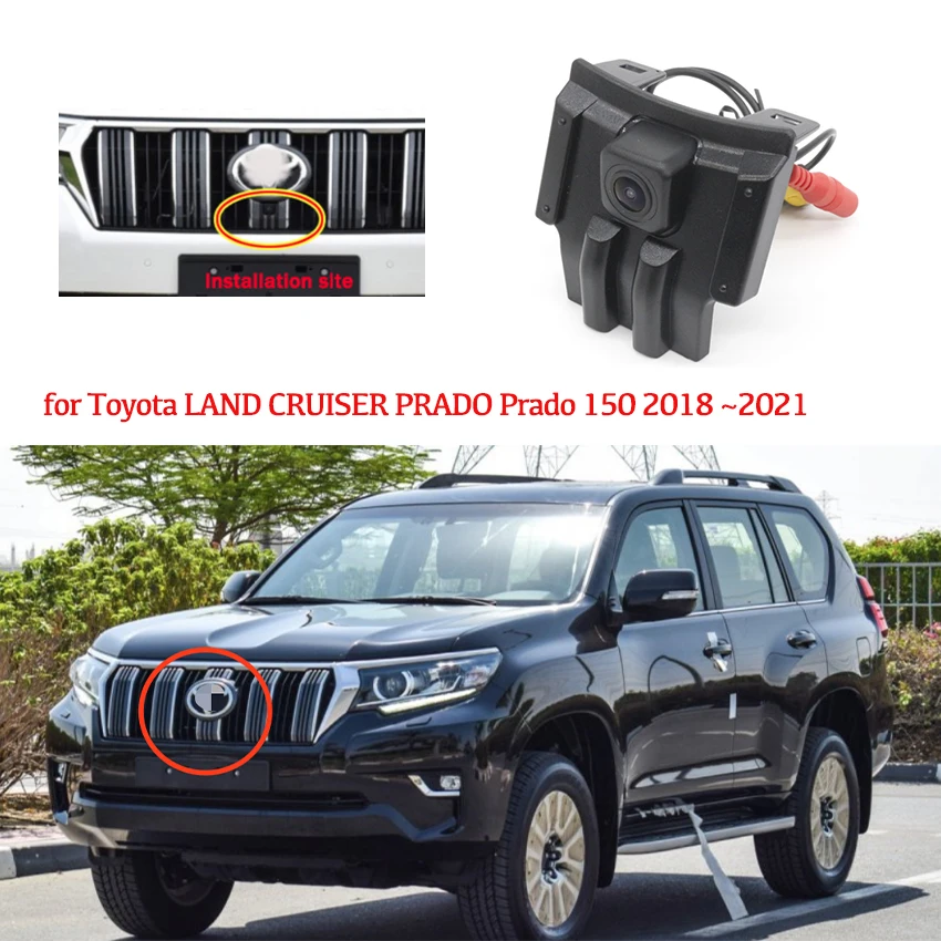 Высококачественная CCD-камера ночного видения с логотипом HD для Toyota LAND CRUISER PRADO 150