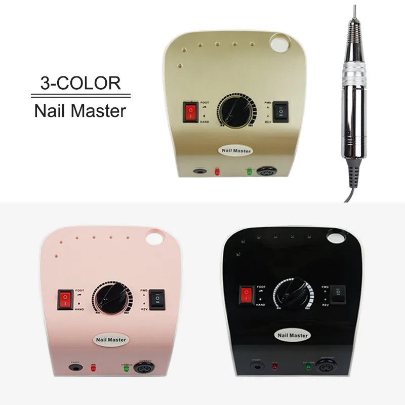 

Professional Nail Drill Nail Polisher Machine Nail Art Machine Strong Machines For Manicure Gold Pedicure Machine Rotary Burrs