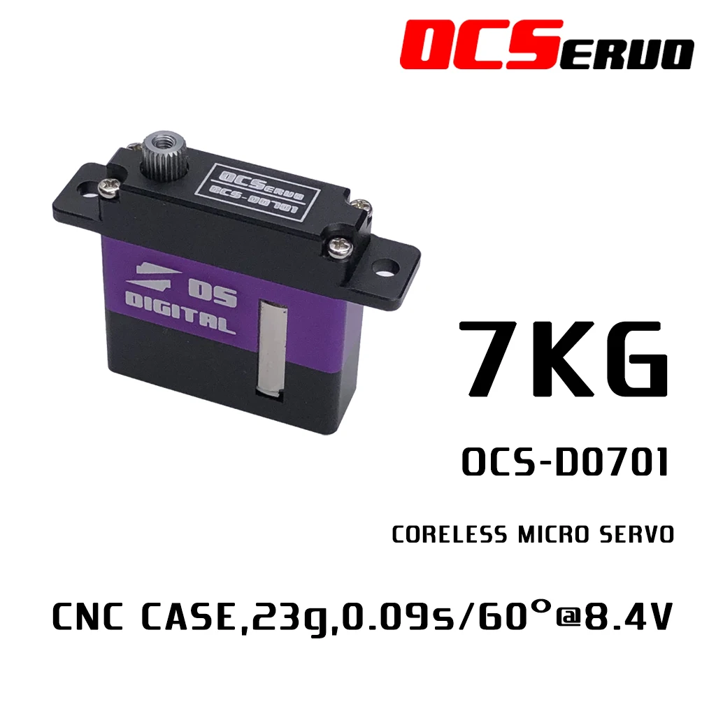 7kg.cm OCS D0701 OCServo оригинальный цифровой микро сервопривод без сердечника|Детали и