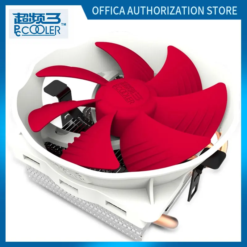 

Pccooler V6 CPU Radiator 4 Heat Pipe 12cm Silent Fan Suitable For AMD Intel 775 1150 1151 1155 1156 120mm 4pin PWM