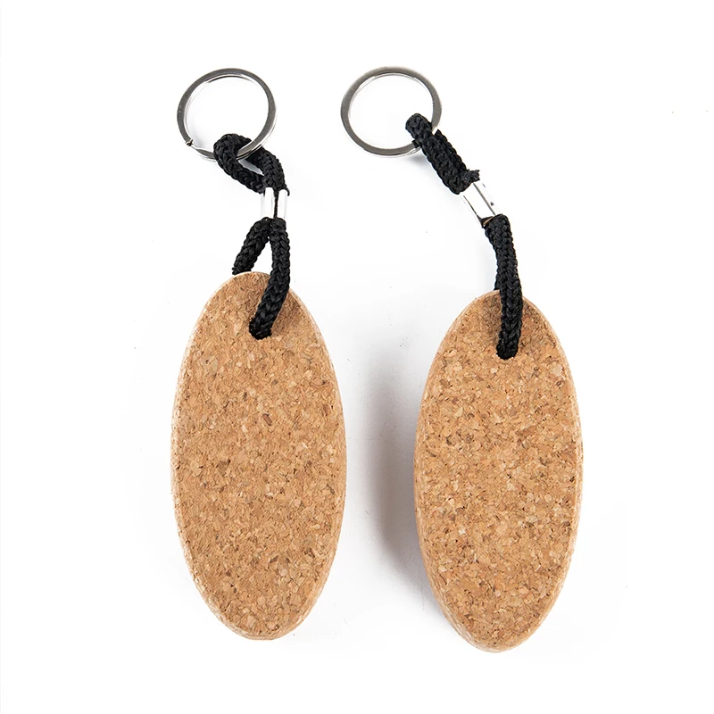 Cork Ball Keychain Floating Buoy Key Chain Holder For Water Sports