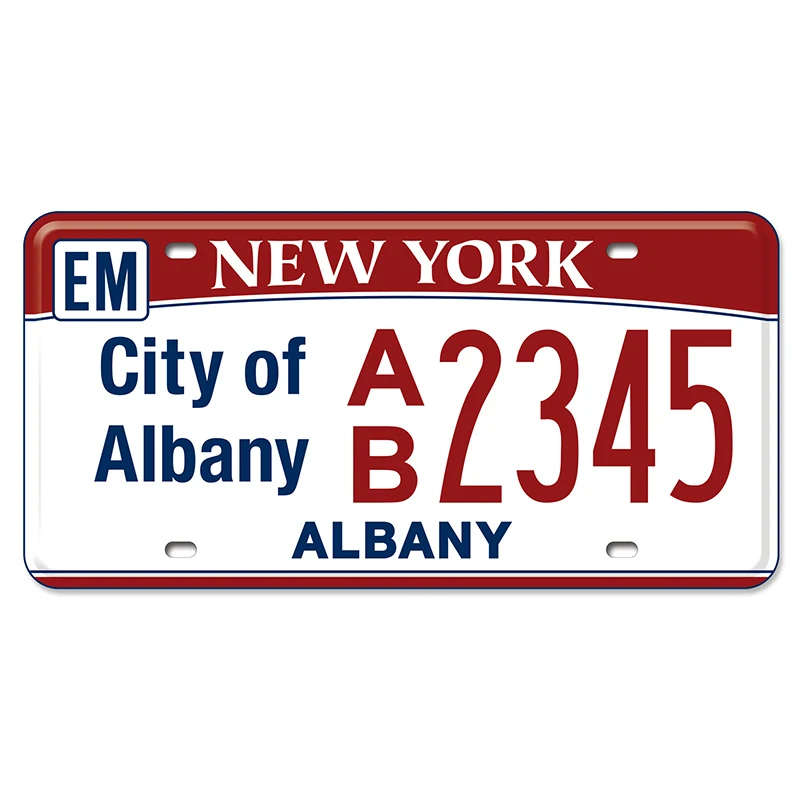 

Виниловая наклейка для автомобиля New York Albany, стильная Водонепроницаемая наклейка на багажник, индивидуальный стиль