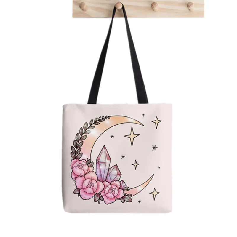 Shopper Monkey World Green Tote Bag Printed Tote Bag women Harajuku shopper handbag girl Shoulder shopping bag Lady Canvas Bag