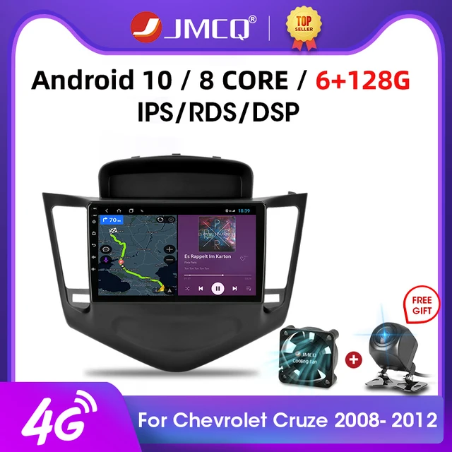 $ 2DIN Android 10 4G+WiFi 2G+32G Car Radio RDS DSP Multimedia Player For 2009-2014 Chevrolet Cruze Navigation GPS Head Unit 2 din