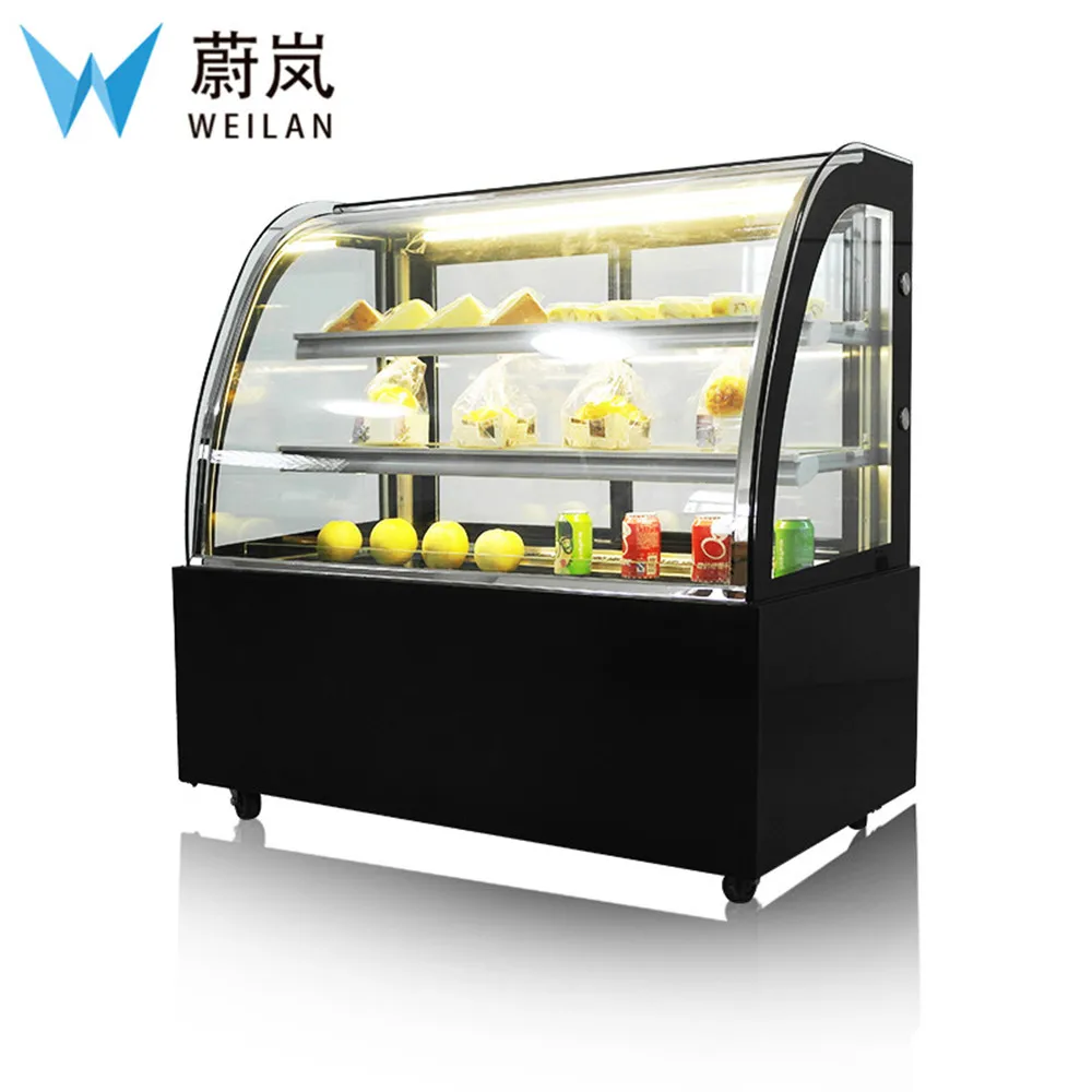 

Cake Cabinet Air Freezer Fresh-Keeping Refrigerator Refrigerated Display Cabinet Showcase 1.5M Length