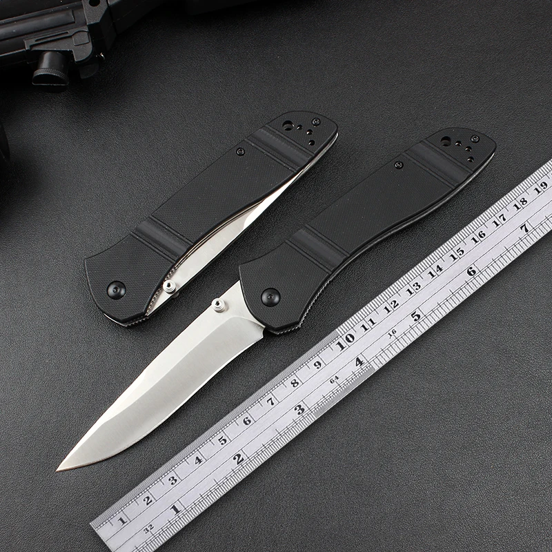 

New Hunting Camping MB 710 folding knife G10 handle outdoor outdoor camping fruit tactical defense kitchen EDC tool knife