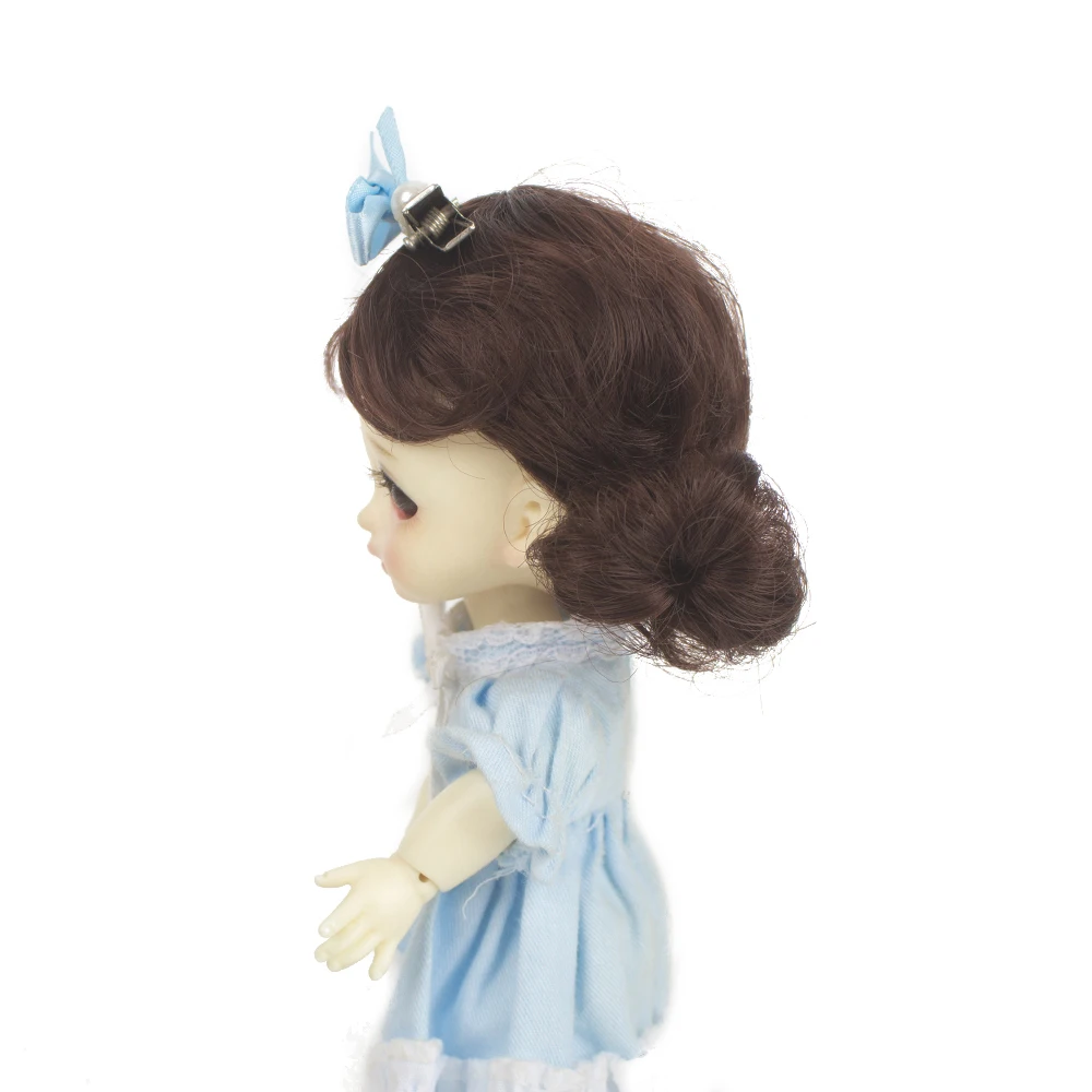 1/8 BJD кукла парик мохеровый материал для 5 до 6 дюймов окружность головы кукла голова для милой куклы