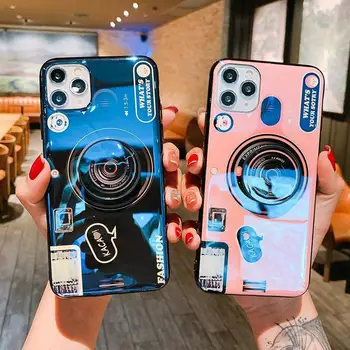 

Upaitou Casing For OPPO Find X2 X Pro Reno 2 3 Pro A Z 2Z 2F 10X Zoom Fashion Camera Retro Blu-ray Silicone Phone Case
