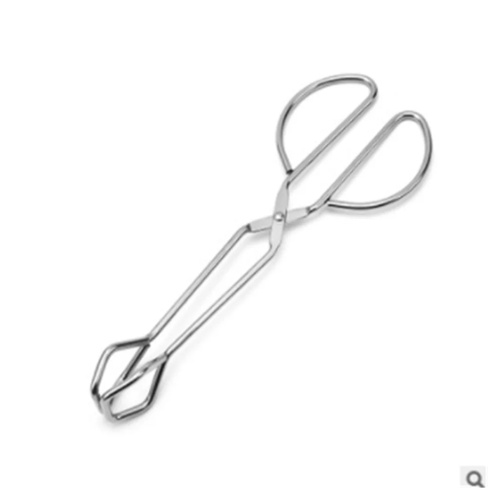 Food Pliers Kitchen Tongs Barbecue Supplies Fry Heat-Resistant Bread Steak Bow Cup Carbon Small Clips |