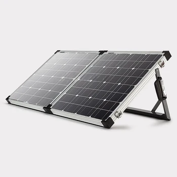 

12v(18v) 160w Mono Portable Charger Foldable Solar Cells 12v Solar Panel For Caravan Camping Power Usb Charger Kit
