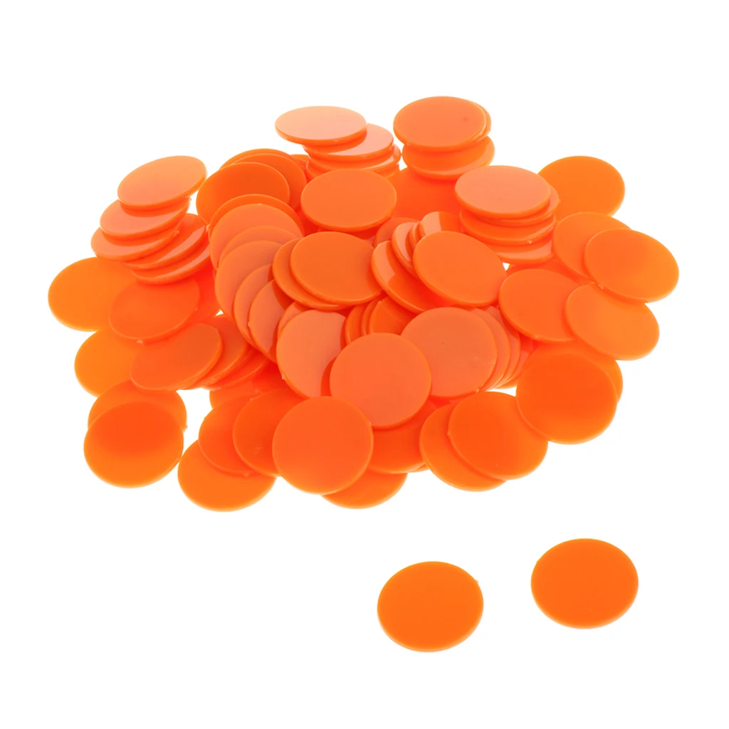 25MM Barreled Plastic Coin Bingo Poker Chips Casino Chip Money 100 Barrels a Barrel Plane Boundless Board Game Toys