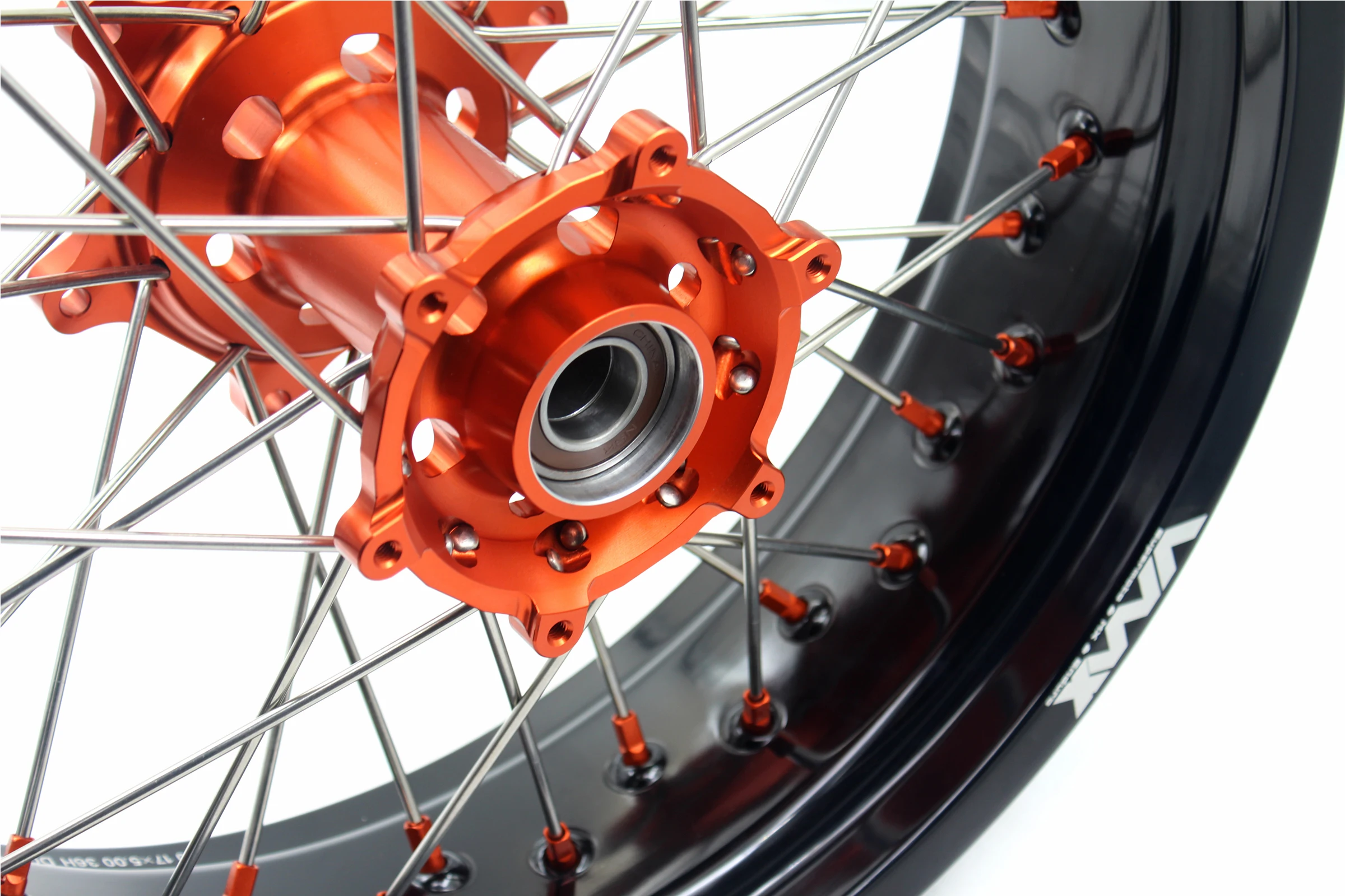 KKE 3 5/4 25 17 дюймов. Комплект колес CNC Supermoto для SX SXF XC XCW EXC EXCF 125 530 2003 2021 Supermotard обод