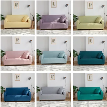 

33 Color Four Seasons Universal Elasticity Tight Package All Edges Included Full Cover Fabric Anti-slip Sofa Cover Sofa Cushion